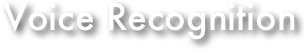 Voice Recognition